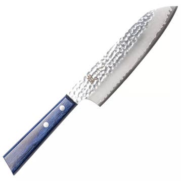 Yaxell BLUE BREEZE Santokumes – 16,5 cm – MOVAX Staal, Ophalen of Verzenden, Nieuw, Rvs of Chroom