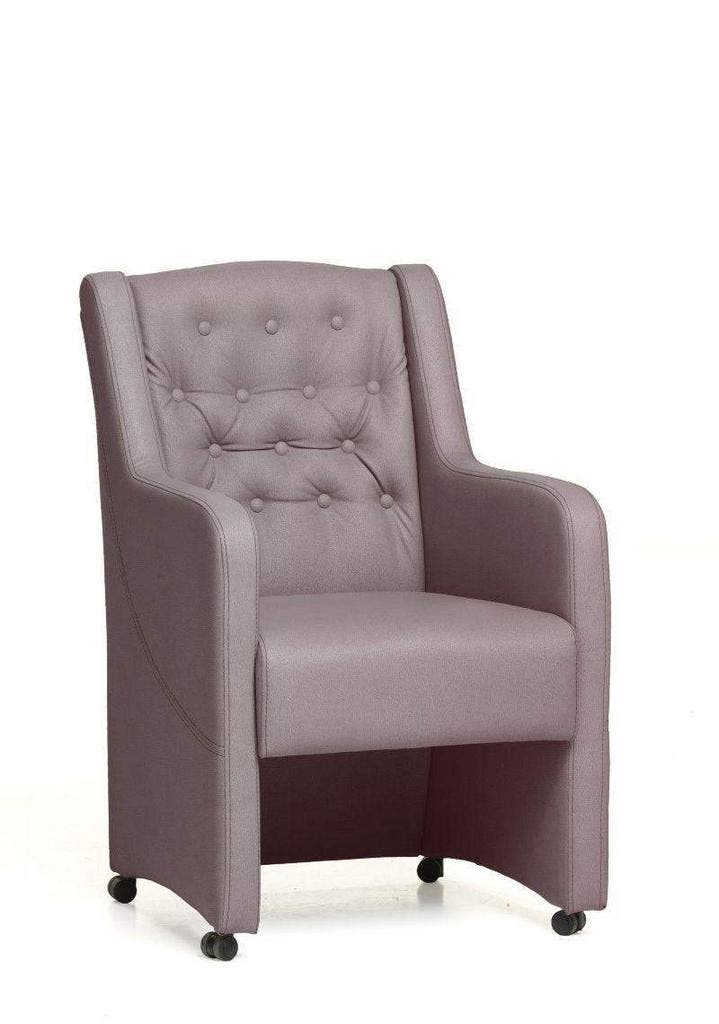 Eetkamerstoel Norwich - eetkamerstoelen - Zilver, Huis en Inrichting, Stoelen, Nieuw, Stof