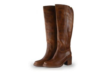 Shabbies Amsterdam Laarzen in maat 41 Cognac, Kleding | Dames, Schoenen, Hoge laarzen, Overige kleuren, Shabbies Amsterdam, Verzenden