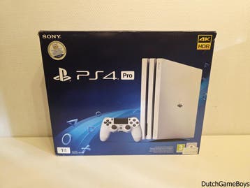 Playstation 4 / PS4 Pro - Console - 1TB - Glacier White, Spelcomputers en Games, Spelcomputers | Sony PlayStation 4, Verzenden