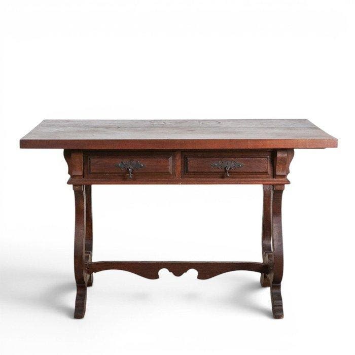 Eettafel - Kastanje, IJzer, Antiek en Kunst, Antiek | Overige Antiek