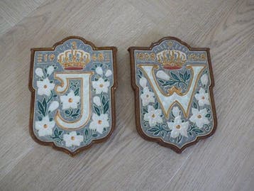 De Porceleyne Fles, Delft - Wandbord (2) - Tegels - Keramiek, Antiek en Kunst