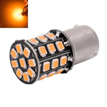 ORANJE - BA15S - LED - 33 SMD - 2835 - 12V, Hobby en Vrije tijd, Ophalen of Verzenden, Nieuw