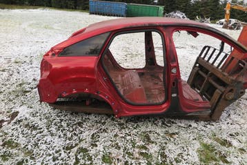 Citroen C4 III E-C4 rechter achterspatbord, Verzenden, Gebruikt