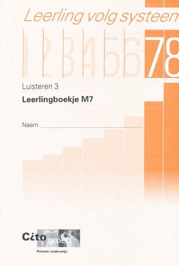 LOVS Leerlingenboekje M7, Luisteren 3 (per stuk), Verzenden, Nieuw