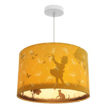 Okergele kinderkamer hanglamp Vlinders, Ophalen of Verzenden, Nieuw