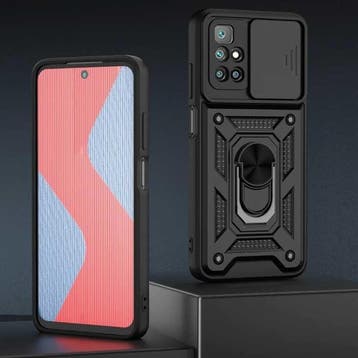 Xiaomi Poco X5 Pro (5G) - Armor Hoesje met Kickstand en, Verzenden, Nieuw