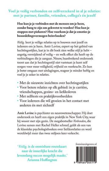 Veilig. 9789464044119 Amir Levine, Boeken, Verzenden, Zo goed als nieuw, Amir Levine