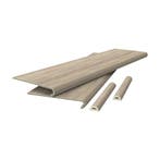 Overzettreden stootborden set van 2 PVC 120x32x4,6 cm Tessut, Huis en Inrichting, Stoffering | Vloerbedekking, Verzenden, Nieuw