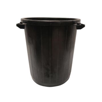 Afvalbak 75 liter, zwart, gebruikt, Ophalen of Verzenden, Gebruikt