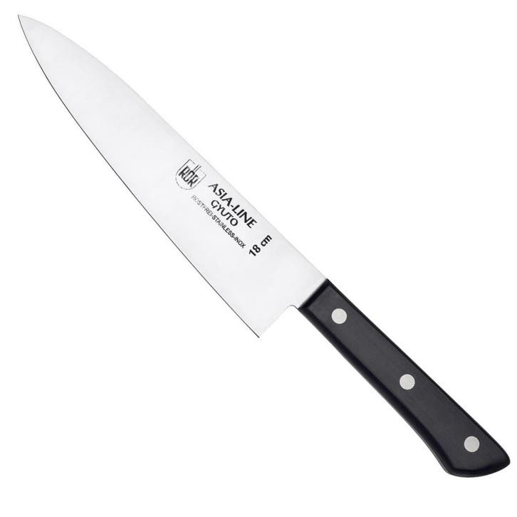 RÖR Solingen Gyoto Koksmes – Asia Line – 18 cm Lemmet, Huis en Inrichting, Keuken | Bestek, Nieuw, Kunststof, Ophalen of Verzenden