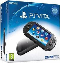 Sony PlayStation Vita Slim [incl. wifi, 1 GB intern, Verzenden, Gebruikt, Zwart