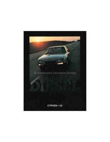 1976 CITROËN CX DIESEL BROCHURE NEDERLANDS, Boeken, Nieuw, Author