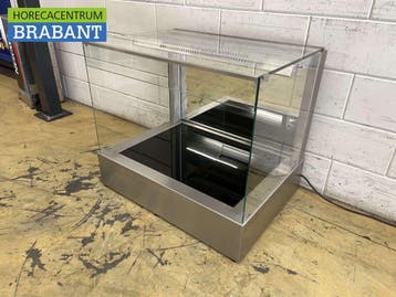 RVS Ubert Warmhoudvitrine Bj. 2020 80 cm 230V Horeca, Ophalen of Verzenden, Gebruikt