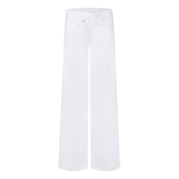 Cambio • witte Baggy asymmetrical jeans • 36, Cambio, Verzenden, Nieuw, Wit