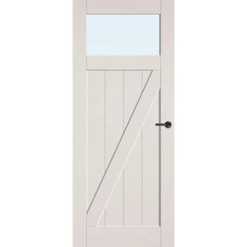 Bruynzeel Barn binnendeur BRZ 22-420 88x231,5 (Wit, Stomp), 80 tot 100 cm, 215 cm of meer, Binnendeur, Nieuw