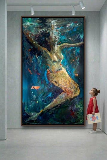 GREG (1970, Spain) - La Diosa del Agua - XXL - No Reserve, Antiek en Kunst