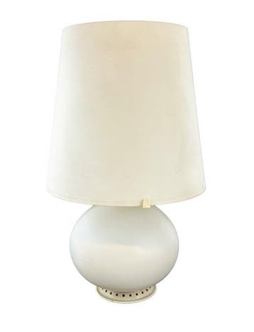 Fontana Arte - Max Ingrand - Tafellamp - 1853 - melkglas -