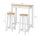 2dekans | SoBuy Bartafel met 2 Barkrukken - Max. 90 kg per, Ophalen of Verzenden, Zo goed als nieuw