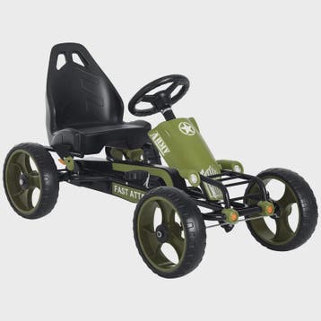 Traptrekker Go Kart Groen - Verstelbare Stoel & Handrem - Le, Verzenden, Nieuw