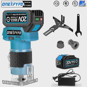 Accu Freesmachine met 5 snelheden - Borstelloze Motor - Hout, Doe-het-zelf en Verbouw, Gereedschap | Freesmachines, Verzenden