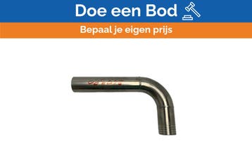 Bieden: Riva stainless steel exhaust elbow diameter 50mm -, Watersport en Boten, Bootonderdelen, Ophalen of Verzenden, Nieuw, Motor en Techniek