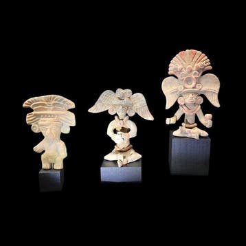 Curiosity cabinet: Magic 3 Zapotec terracotta -pre-Columbian