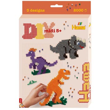 Hama strijkkralen Dino World set -  van €9,99 voor €8,99, Ophalen of Verzenden, Nieuw