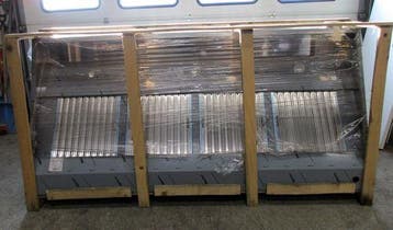 RVS Afzuigkap met 4 filters, wandmodel, B240 x D110 x H54cm,, Gebruikt
