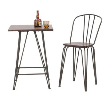 STOEL HARLEM 54X45X102 SET VAN 2 STUKS (ZITHOOGTE CM 61), Ophalen of Verzenden, Nieuw