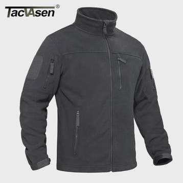 TACVASEN Heren Fleece Jas - Warm, Winddicht & Praktisch met, Verzenden, Nieuw
