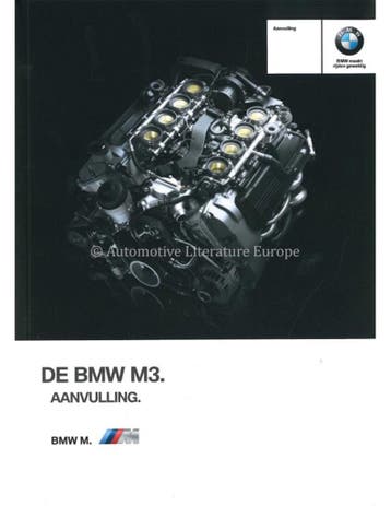 2012 BMW M3 INSTRUCTIEBOEKJE BIJLAGE NEDERLANDS, Auto diversen
