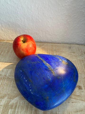 Lapis lazuli Hart - Hoogte: 16 cm - Breedte: 14 cm - 2 kg