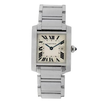 Cartier - Tank Française - 2465 - Dames - 2000-2010, Nieuw