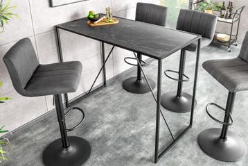 Moderne bartafel SLIM LINE 120 cm grafiet metalen bartafel -, Huis en Inrichting, Tafels | Eettafels, Ophalen of Verzenden, Nieuw