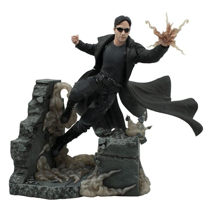 The Matrix Gallery Deluxe PVC Statue Neo 25 cm, Verzamelen, Film en Tv, Nieuw, Ophalen of Verzenden