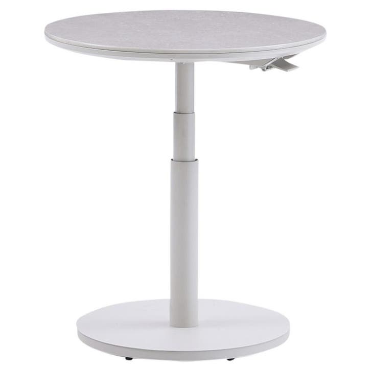 San Sebastian verstelbare bijzettafel 59xH45-65 cm rond, Tuin en Terras, Tuintafels, Nieuw, Ophalen of Verzenden