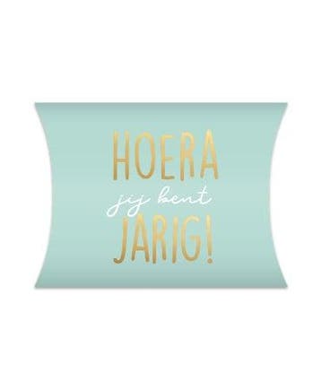 2x Gondeldoosje Jij bent Jarig  Mint (Gondeldoosjes), Diversen, Ophalen of Verzenden, Nieuw, Cadeauzakje
