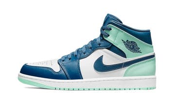 Air Jordan 1 Mid Blue Mint, Kleding | Heren, Nieuw