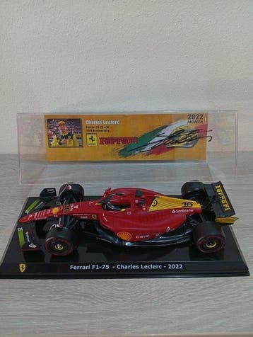 Ferrari - Monza GP - Charles Leclerc F1-75 - 2022 - schaal, Nieuw