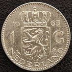 Nederlandse zilveren Gulden 1963, Verzenden, Koningin Juliana, Losse munt, Zilver