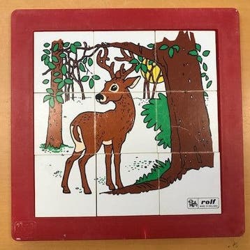 Rolf Puzzel hert (9 stukjes), Verzenden, Nieuw