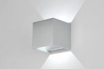 Rietveld Wandlampen - Aluminium - Geschuurd Aluminium, Metaa, Verzenden, Nieuw