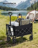 Bolderkar - transportkar - opvouwbaar – max150 kg – zwart –, Verzenden, Nieuw