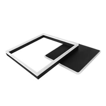 LED Plafondlamp zwart vierkant | Aurora | Afstandsbediening, Ophalen of Verzenden, Nieuw, Industrieel