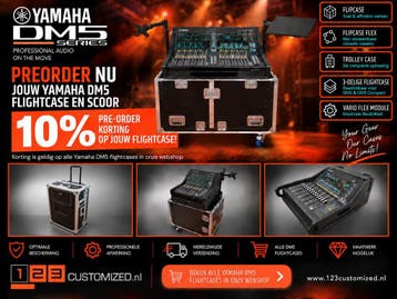 Yamaha DM5 Flightcases – PRE-ORDER 10% KORTING | DM5 & DM5C, Nieuw, Audio