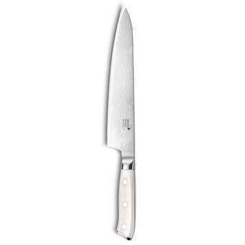 Déglon Koksmes – Damaststaal – Corian Handvat – 20 cm, Ophalen of Verzenden, Nieuw, Overige materialen, Los bestek