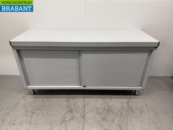 RVS Vogue Werkkast 2 Schuifdeuren 180 x 60 x 90 cm Horeca, Ophalen of Verzenden, Nieuw zonder verpakking