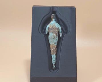 Etruscan Bronzen votieve figuur (ex-voto)