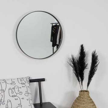 Spinder Design Donna 3 spiegel 60x60 cm - zwart, Verzenden, Nieuw